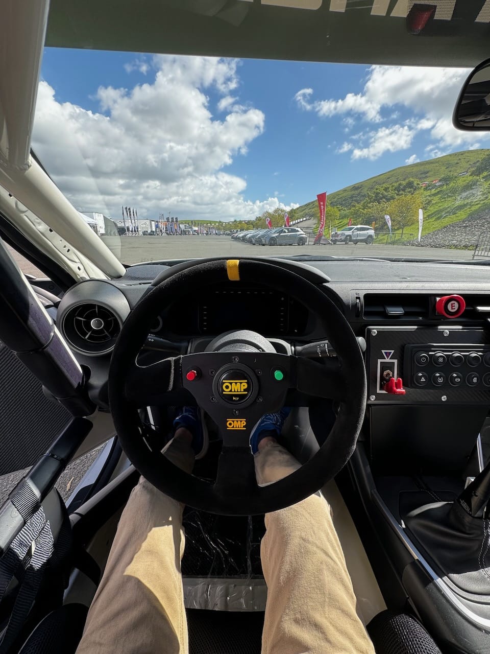 And, just for fun, here's 900BRZ (me) sitting in a GR Cup car at Sonoma 2024